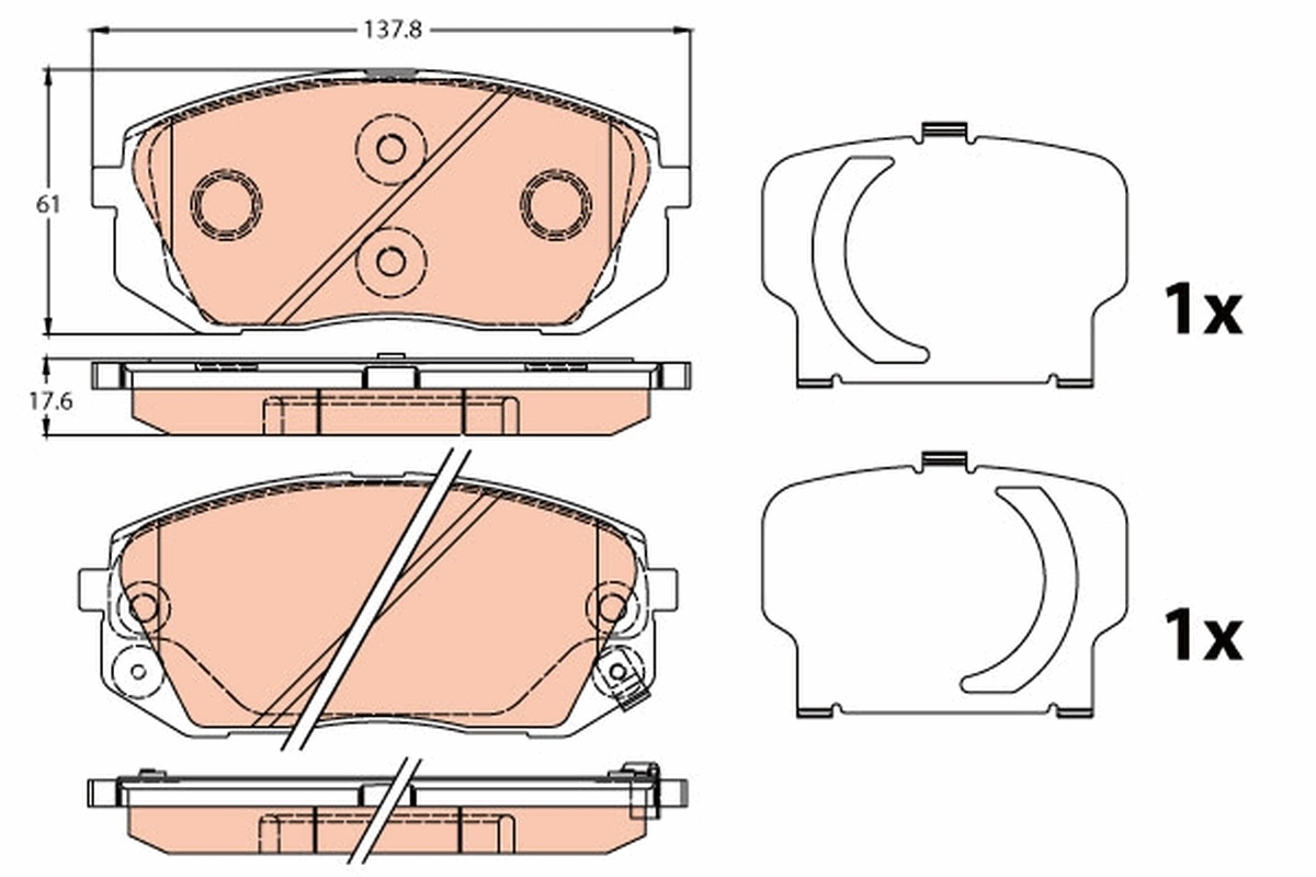 Brake Pad Set, disc brake