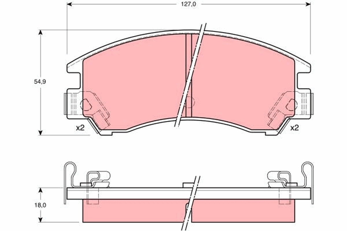 Brake Pad Set, disc brake