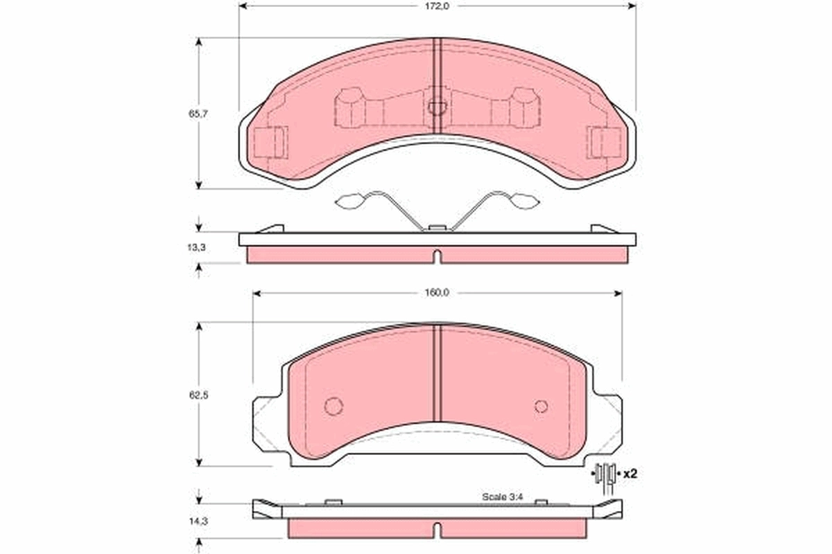 Brake Pad Set, disc brake
