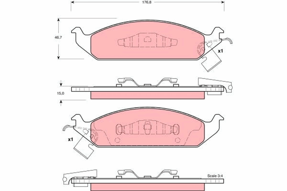 Brake Pad Set, disc brake