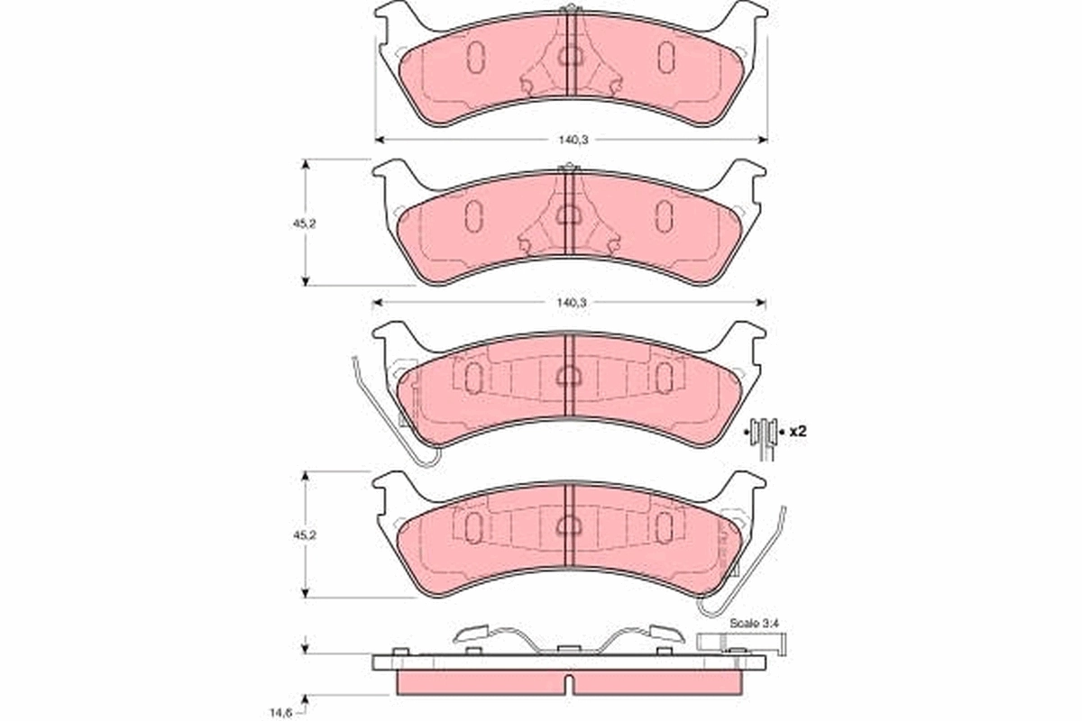 Brake Pad Set, disc brake