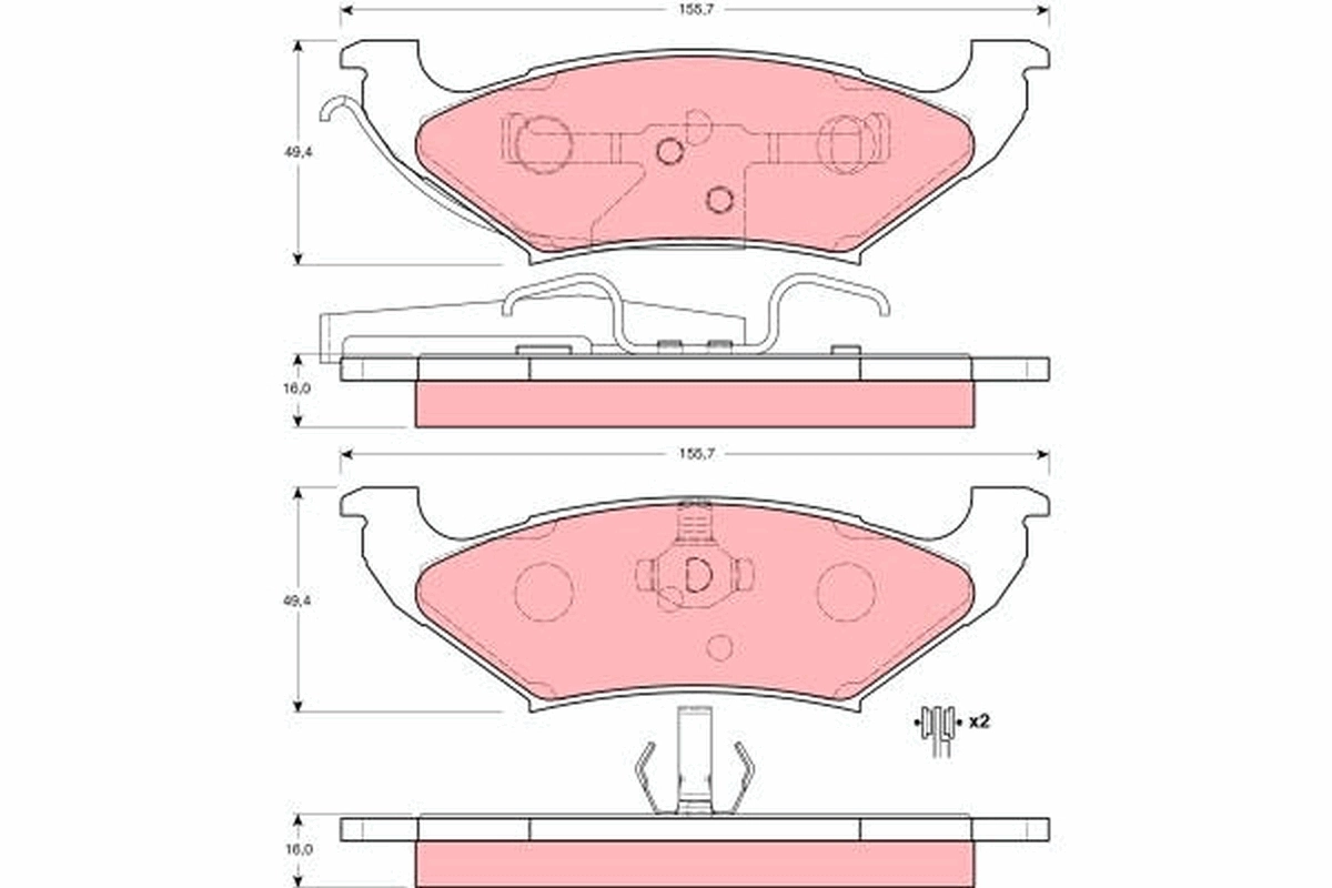 Brake Pad Set, disc brake