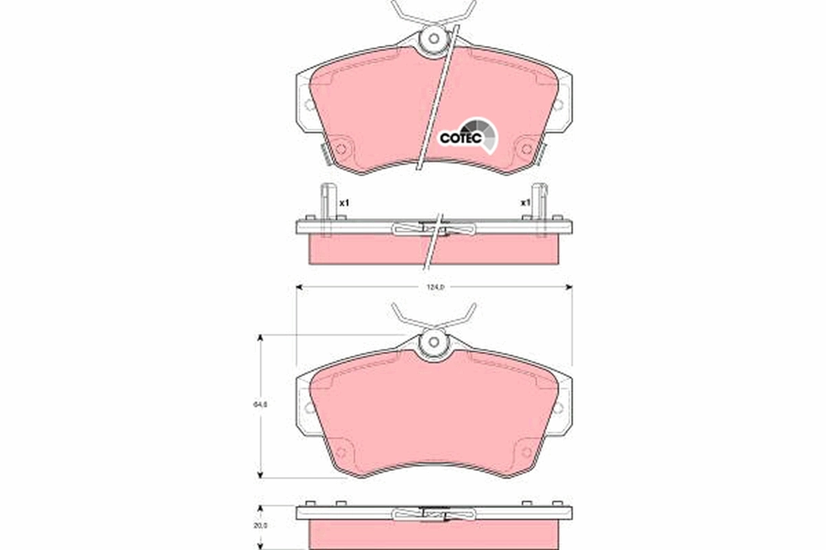 Brake Pad Set, disc brake