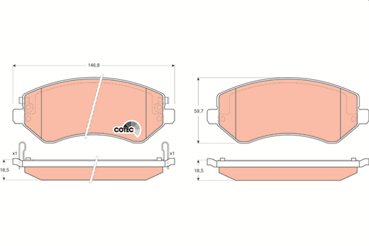 Brake Pad Set, disc brake