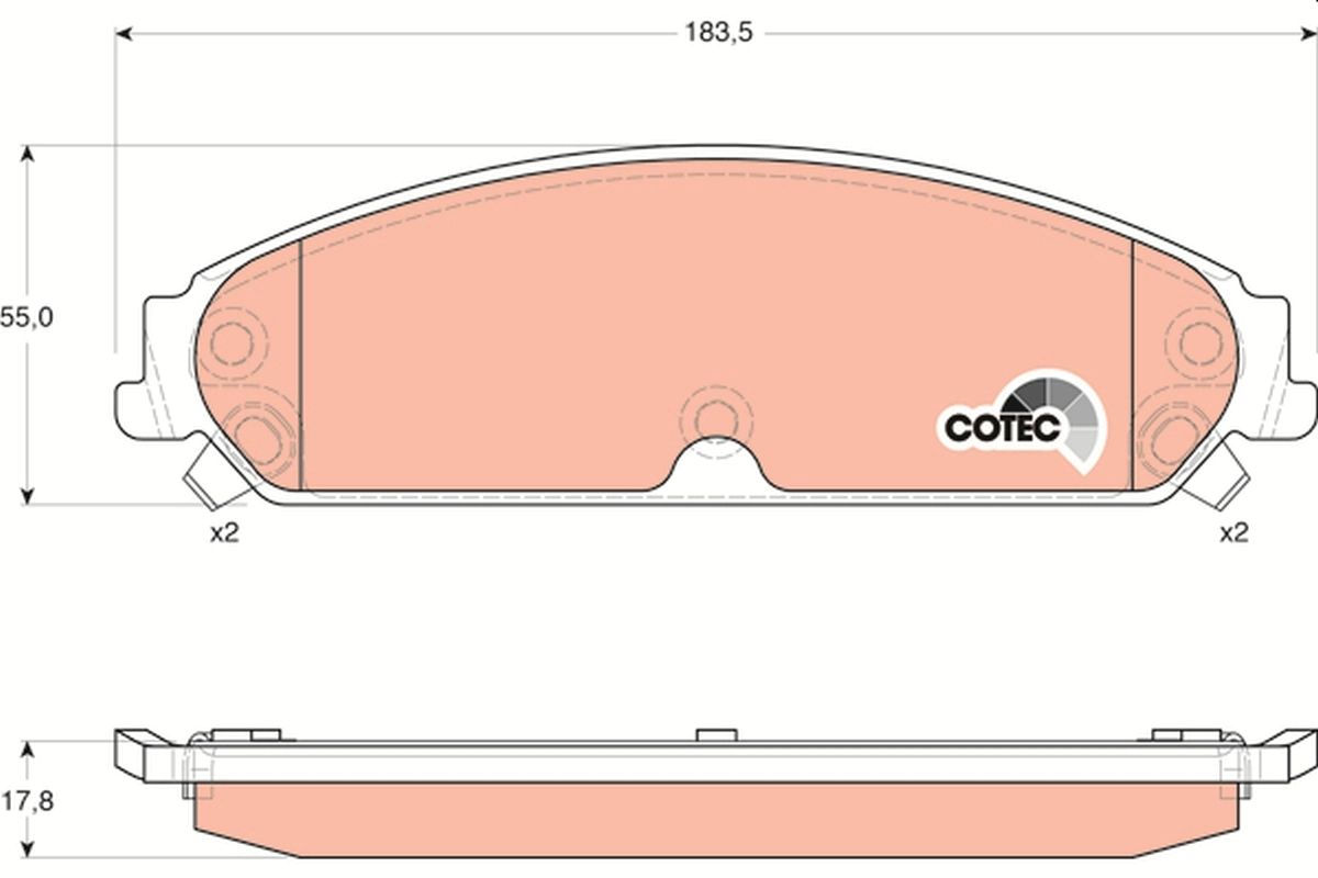 Brake Pad Set, disc brake