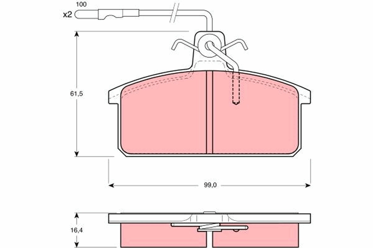 Brake Pad Set, disc brake