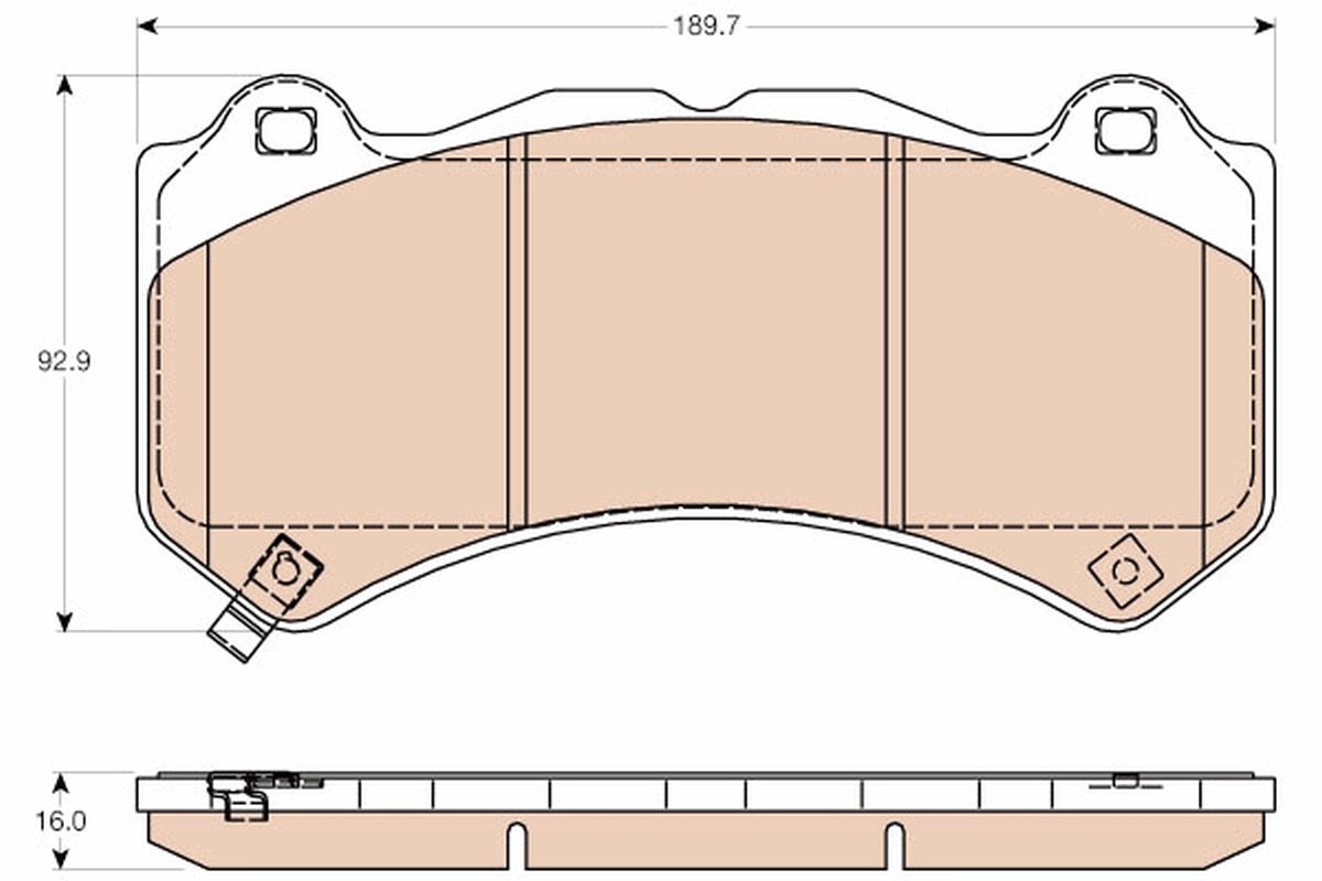 Brake Pad Set, disc brake