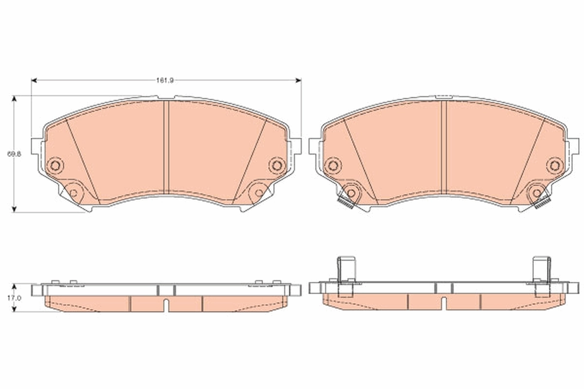 Brake Pad Set, disc brake