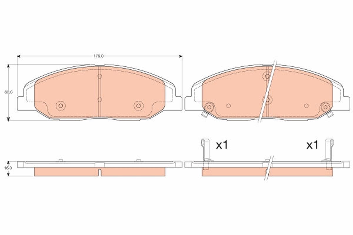 Brake Pad Set, disc brake