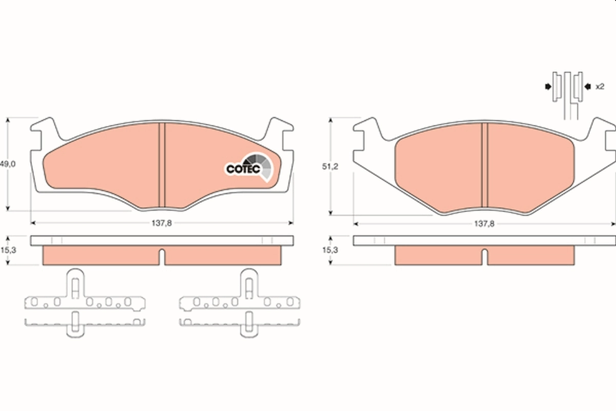 Brake Pad Set, disc brake