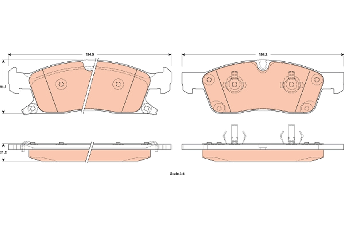Brake Pad Set, disc brake