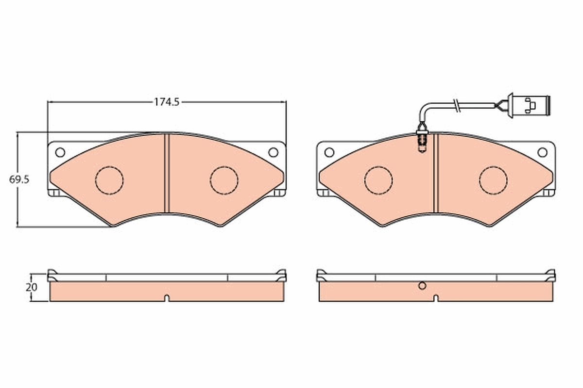 Brake Pad Set, disc brake