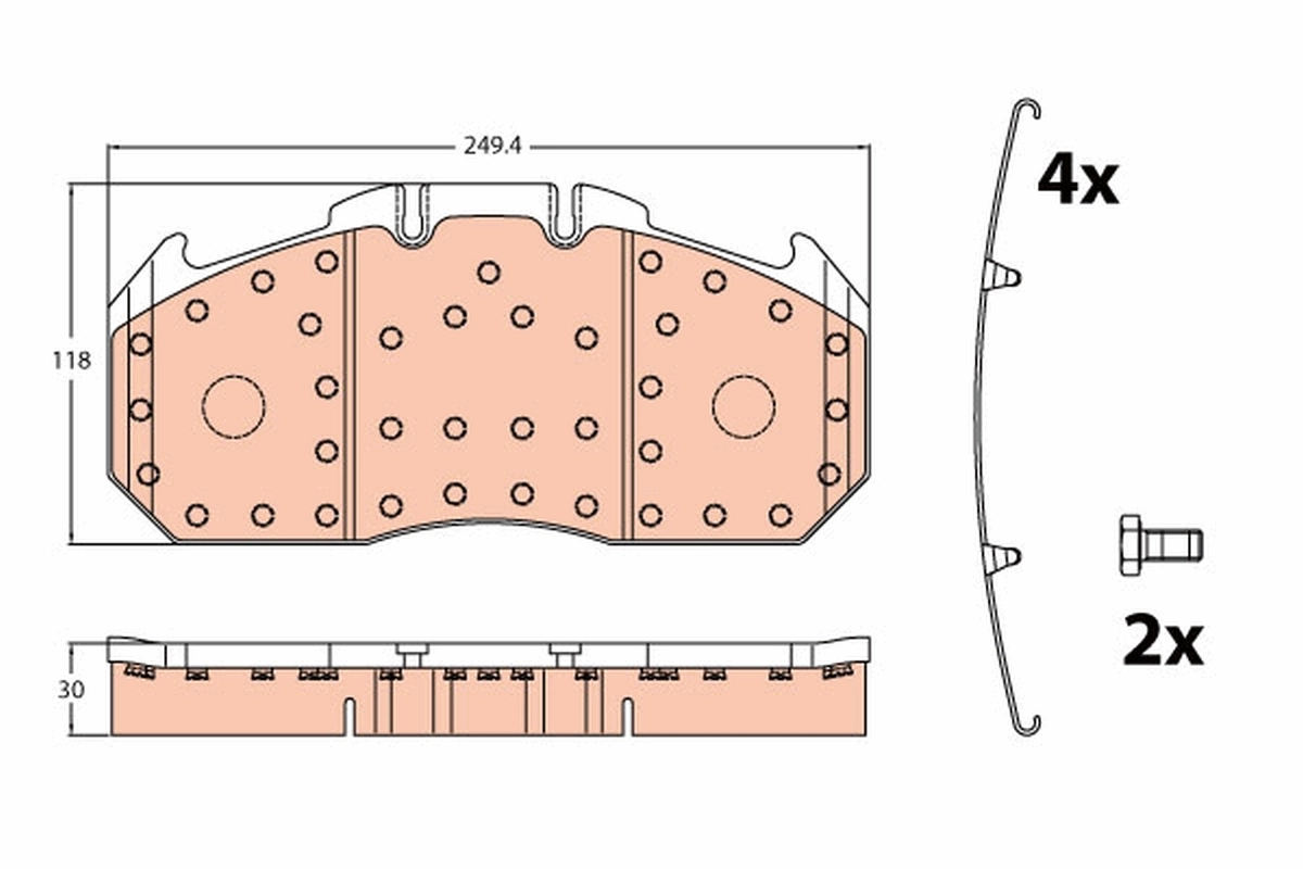 Brake Pad Set, disc brake
