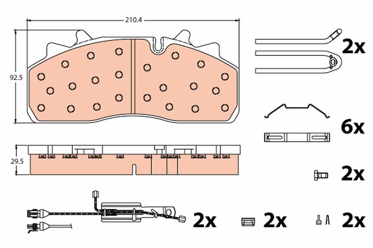 Brake Pad Set, disc brake