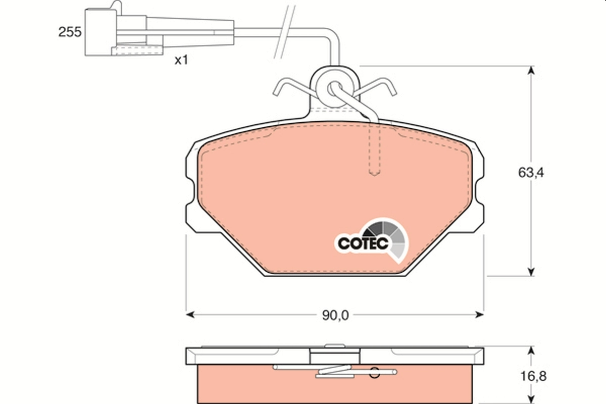 Brake Pad Set, disc brake