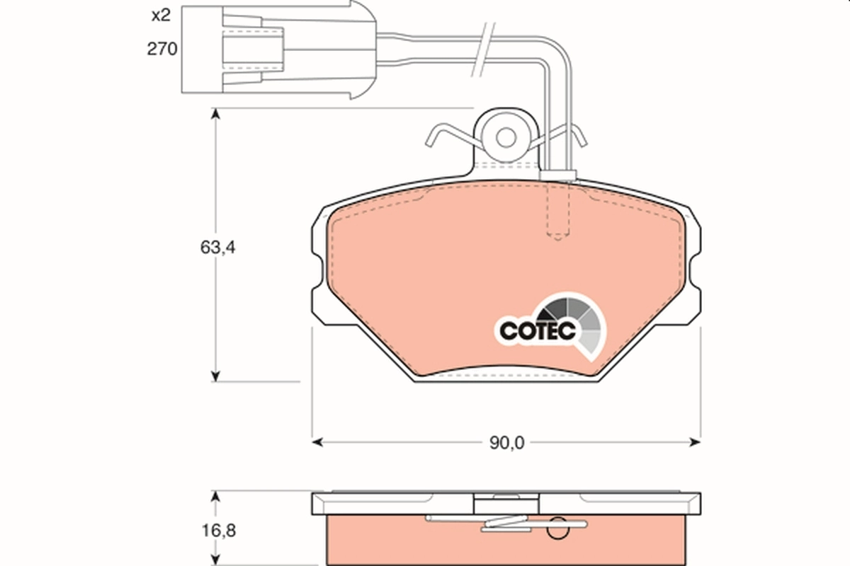 Brake Pad Set, disc brake