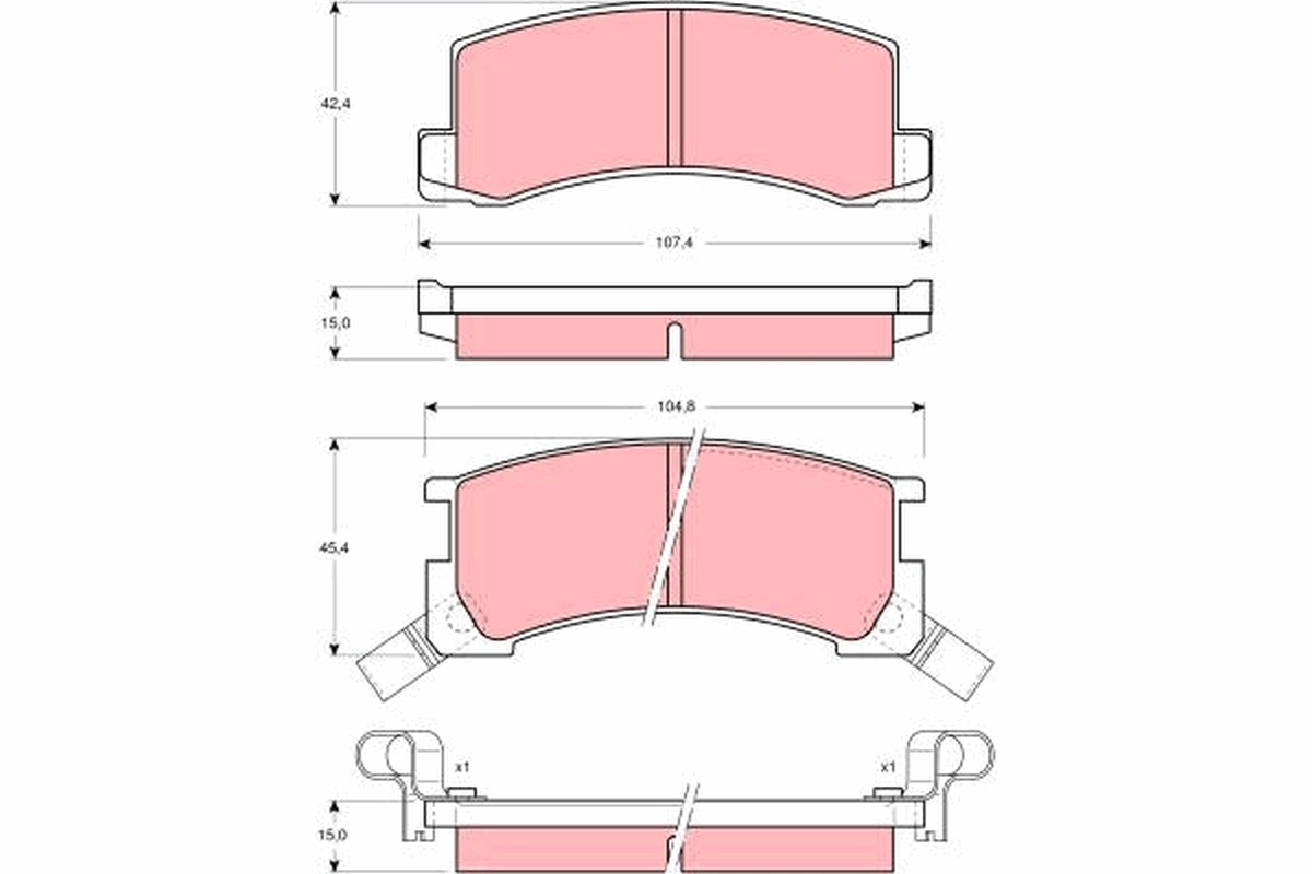 Brake Pad Set, disc brake