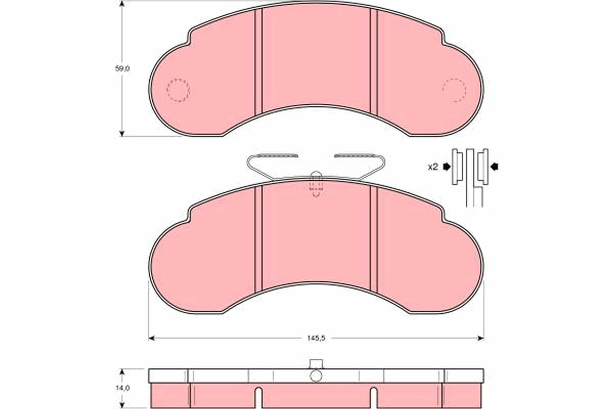 Brake Pad Set, disc brake