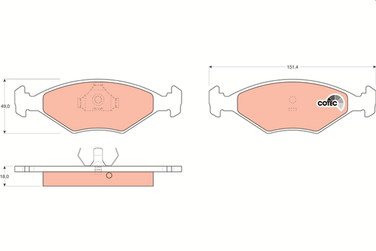 Brake Pad Set, disc brake