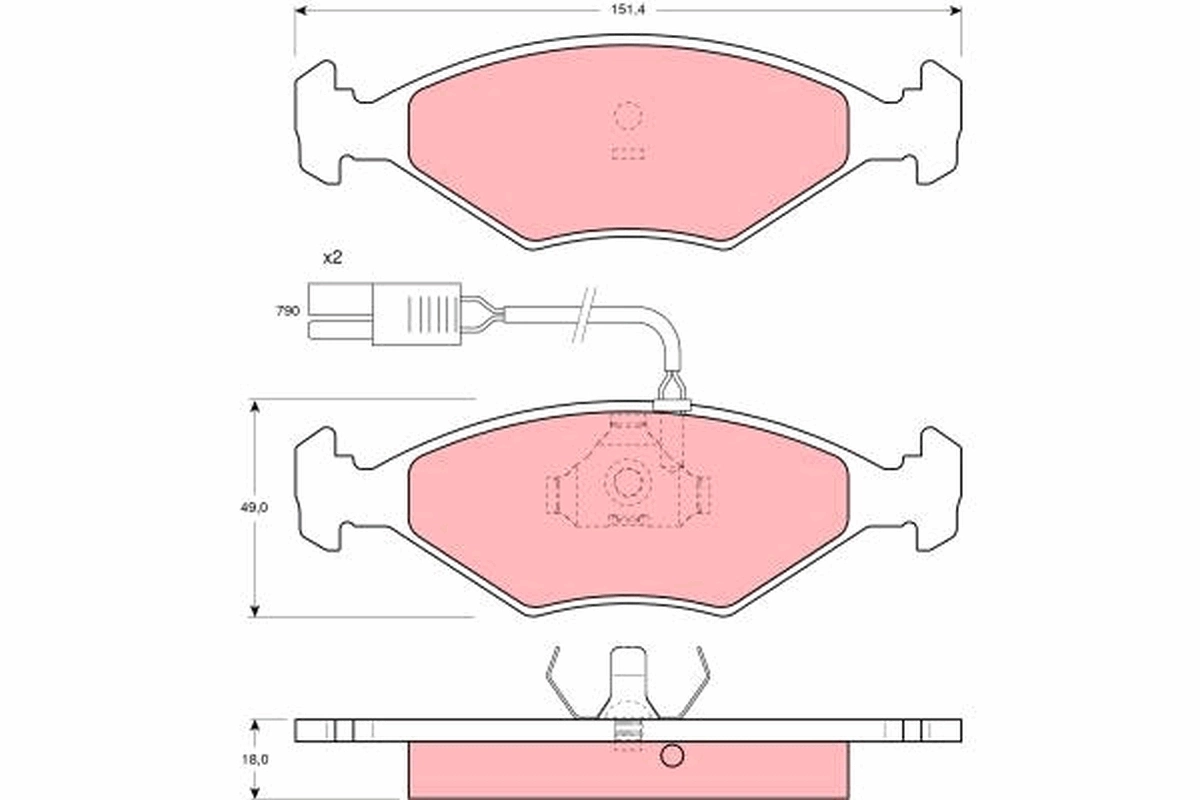 Brake Pad Set, disc brake