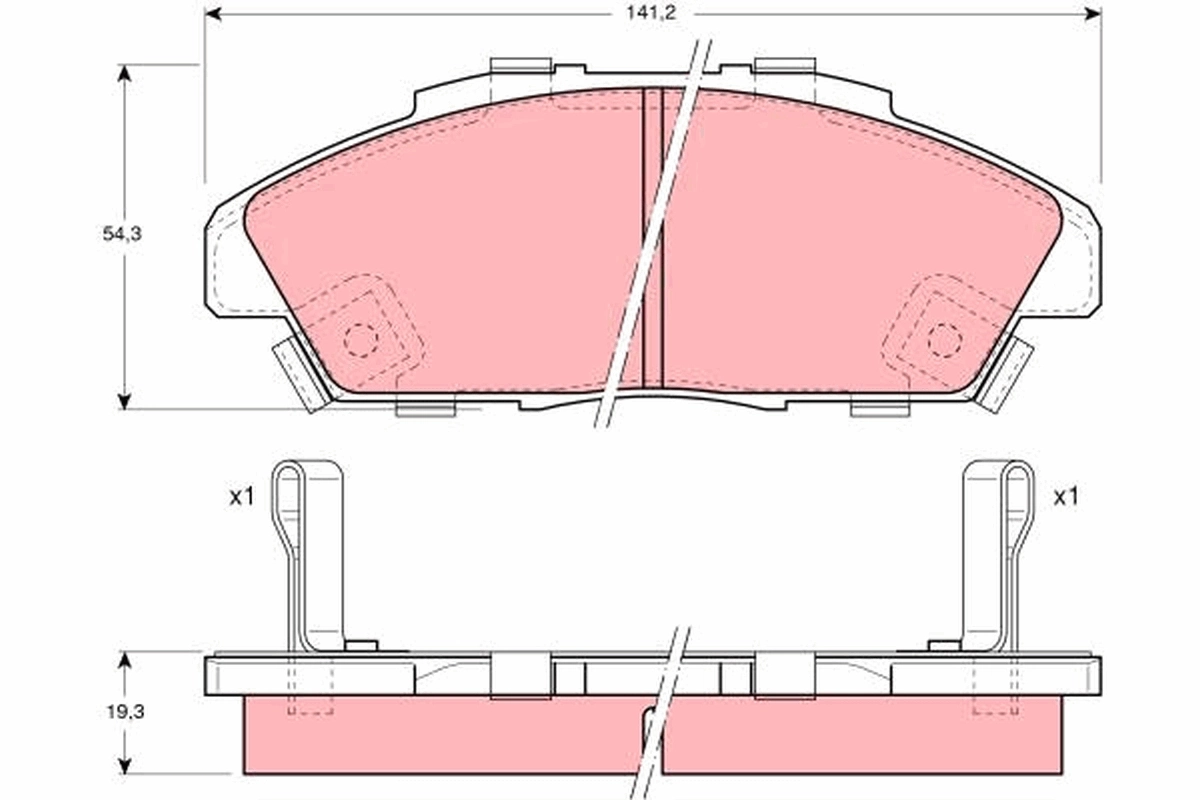 Brake Pad Set, disc brake