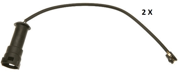 Warning Contact, brake pad wear