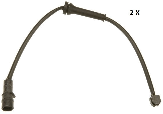 Warning Contact, brake pad wear