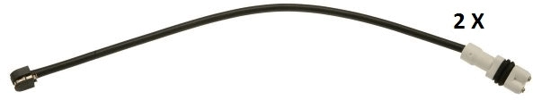 Warning Contact, brake pad wear