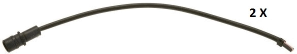 Warning Contact, brake pad wear