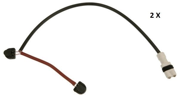 Warning Contact, brake pad wear