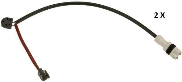 Warning Contact, brake pad wear
