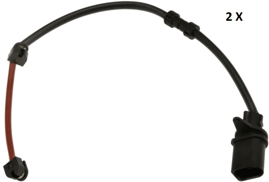 Warning Contact, brake pad wear