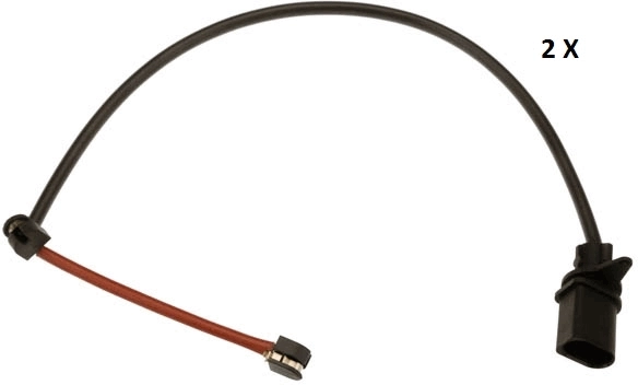 Warning Contact, brake pad wear