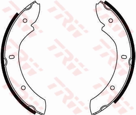 Brake Shoe Set, parking brake