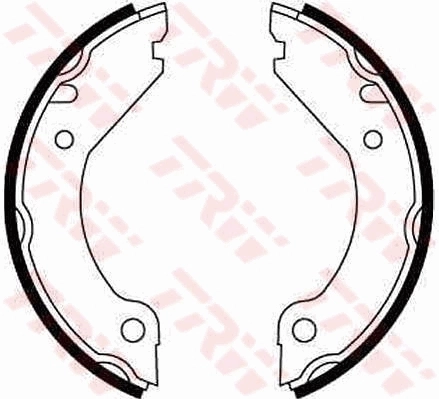 Brake Shoe Set, parking brake