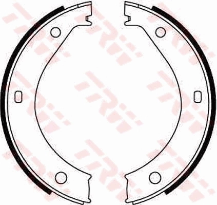 Brake Shoe Set, parking brake