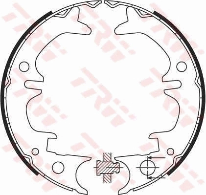 Brake Shoe Set, parking brake