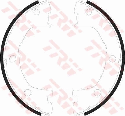 Brake Shoe Set, parking brake