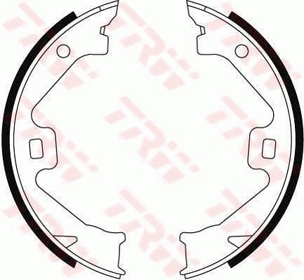 Brake Shoe Set, parking brake