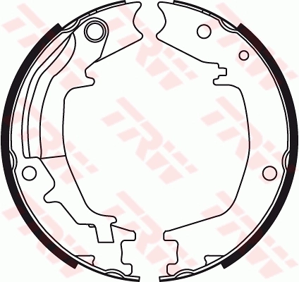 Brake Shoe Set, parking brake