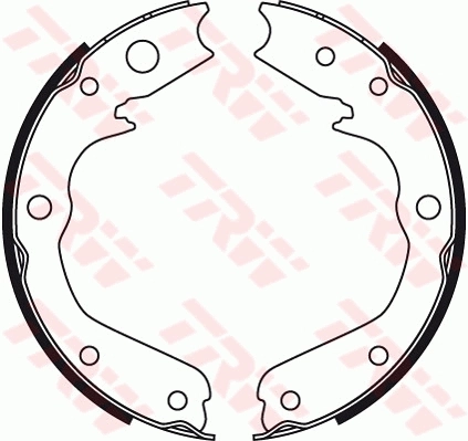 Brake Shoe Set, parking brake