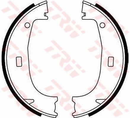 Brake Shoe Set, parking brake
