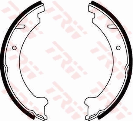 Brake Shoe Set, parking brake
