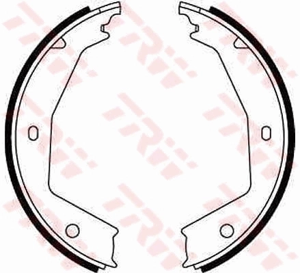 Brake Shoe Set, parking brake