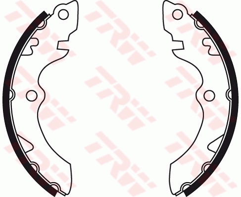 Brake Shoe Set, parking brake