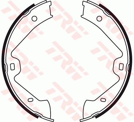 Brake Shoe Set, parking brake