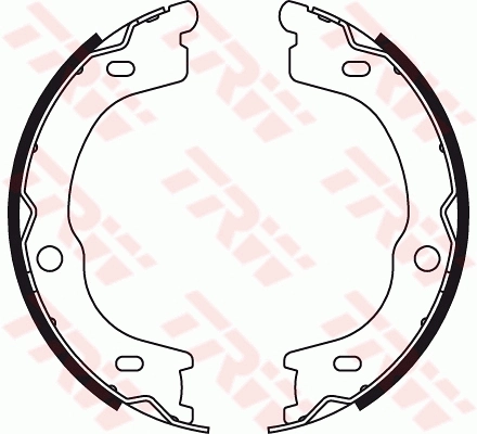 Brake Shoe Set, parking brake