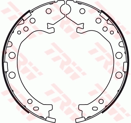 Brake Shoe Set, parking brake