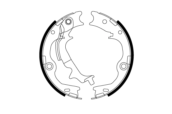 Brake Shoe Set, parking brake