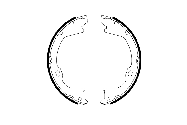 Brake Shoe Set, parking brake